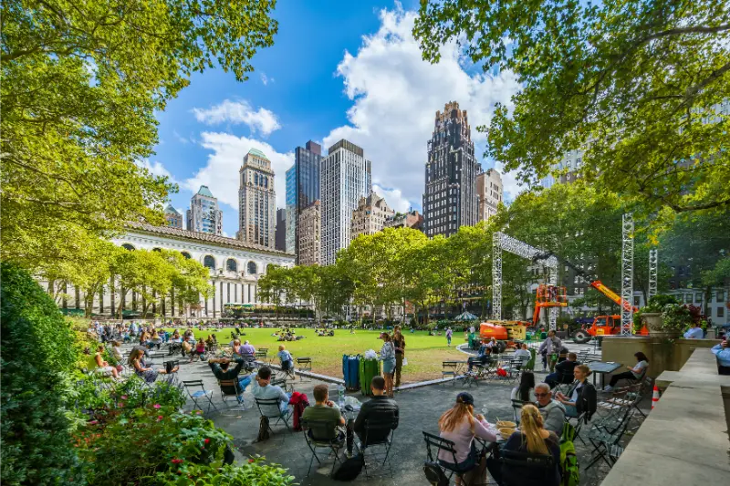 Bryant Park Downtown Manhattan New York City 2