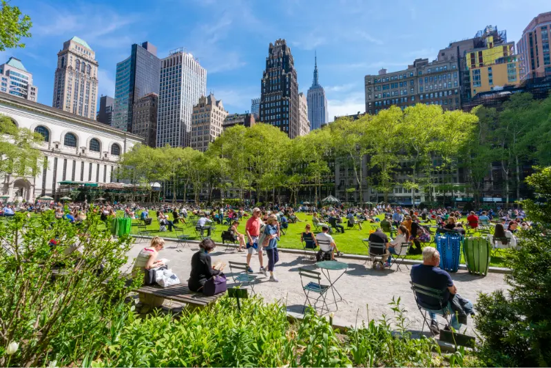Bryant Park Midtown Manhattan New York USA