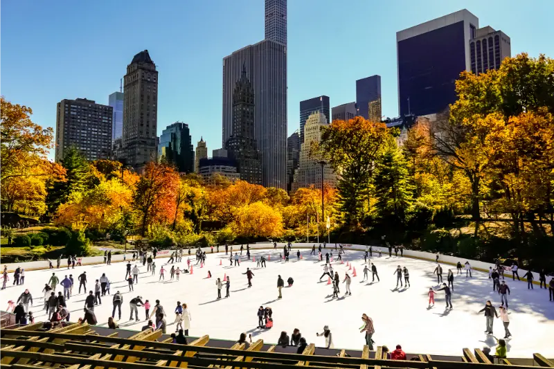 Ice Skating In Central Park