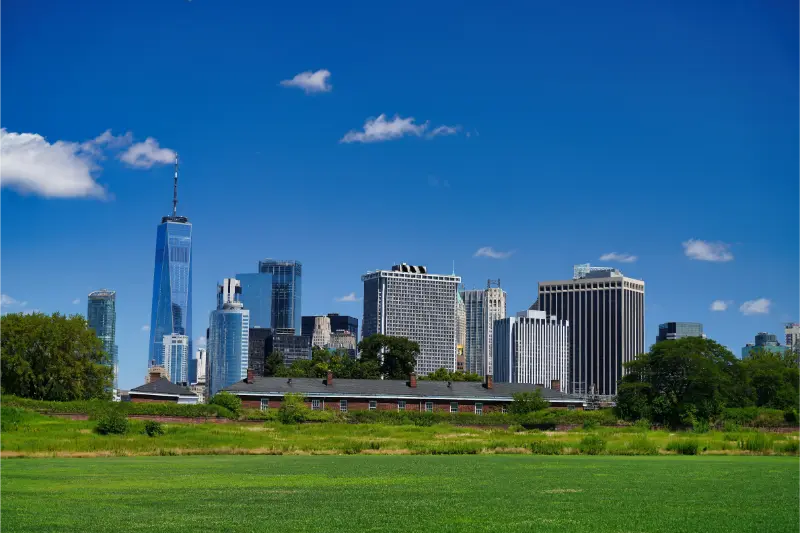 Lower Manhattan From Liberty State Park