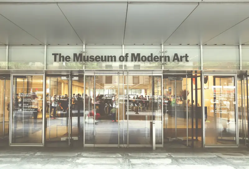 Museum Of Modern Art Entrance