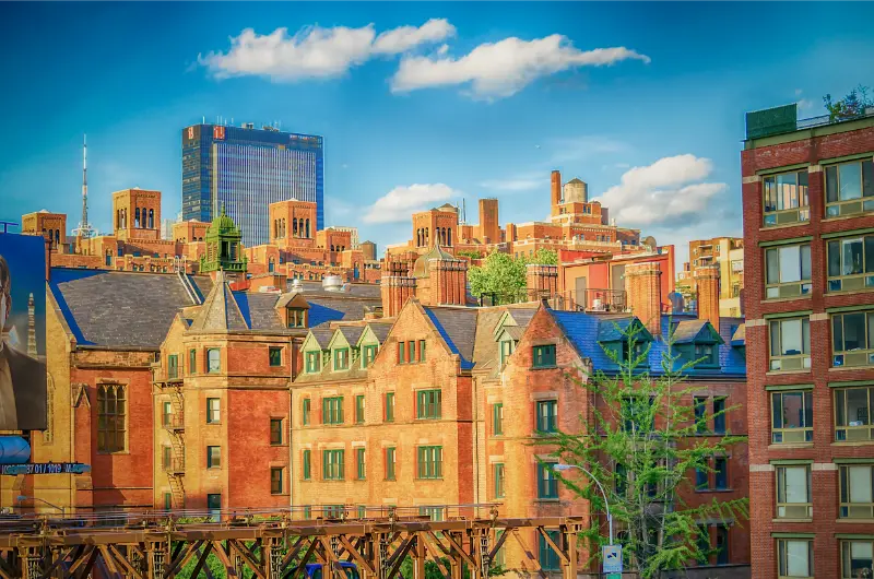 Scenic View Chelsea Midtown Manhattan New York City USA